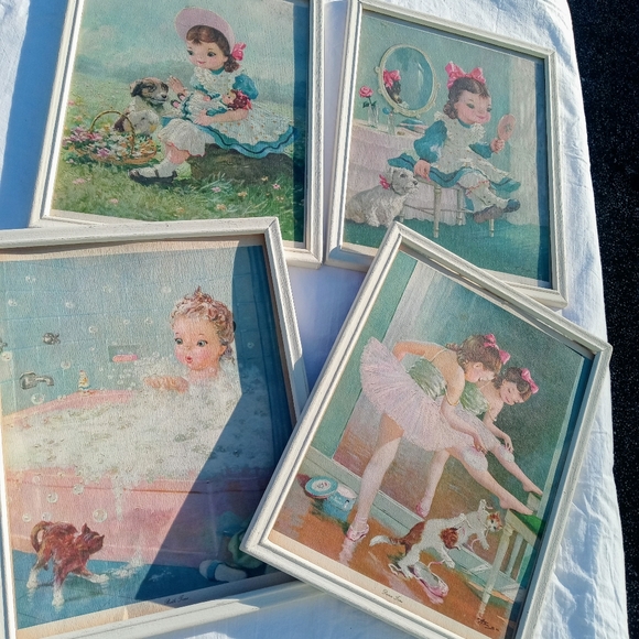 Rare 1957 August Albo Lithograph Signed Art Set Helene Pessl Full Series Lot USA